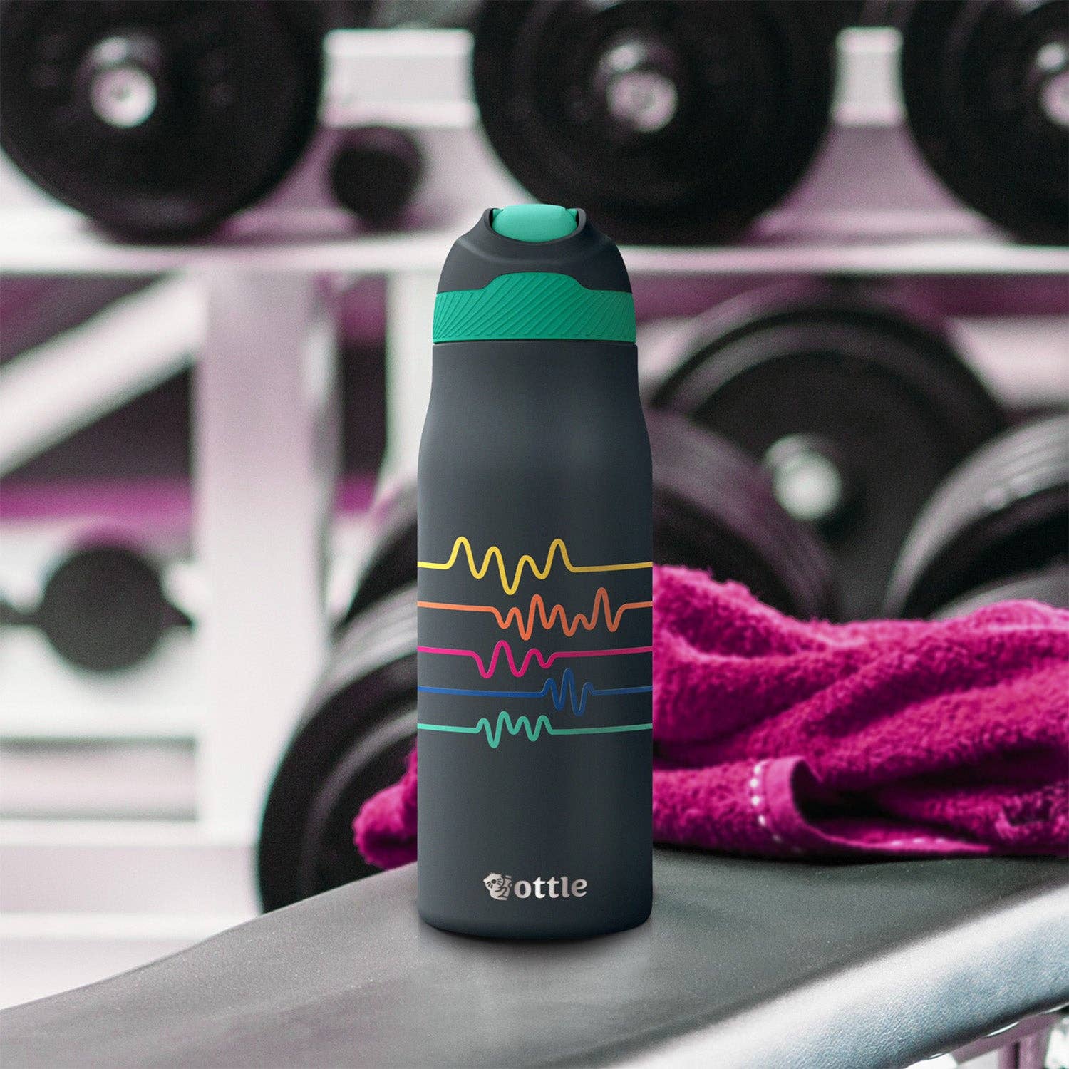 Ottle Hydration - Wholesale Water Bottle - Electro Beats 24 oz Water Bottle4