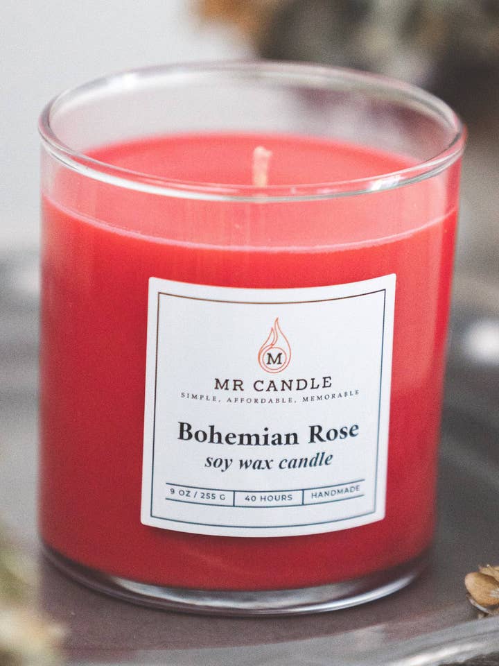 Bohemian Rose for wholesale by Mr Candle