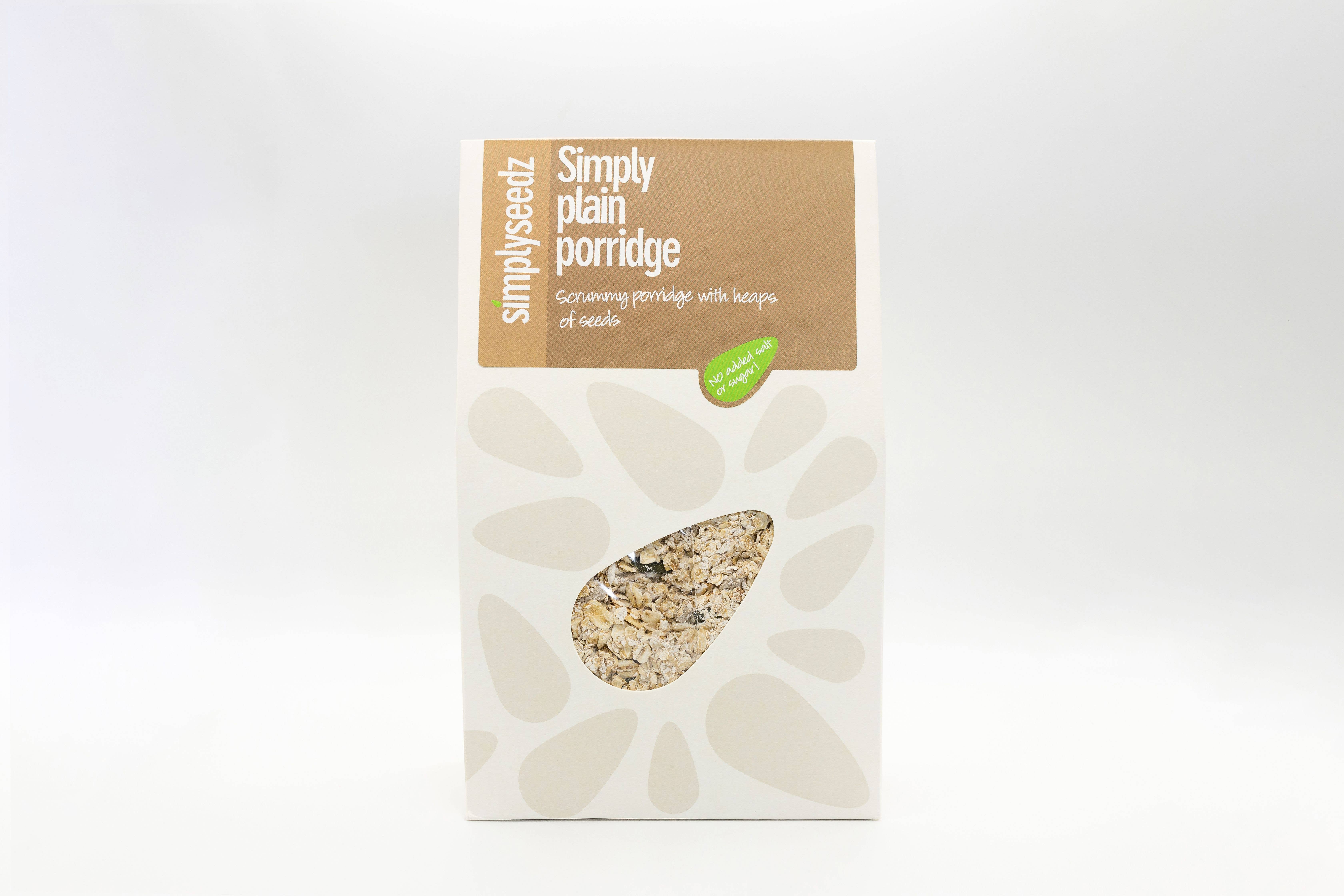 Simplyseedz – Großhandel Hafer – Haferflocken mit Samen 500g - Geschmack Einfach Natur1