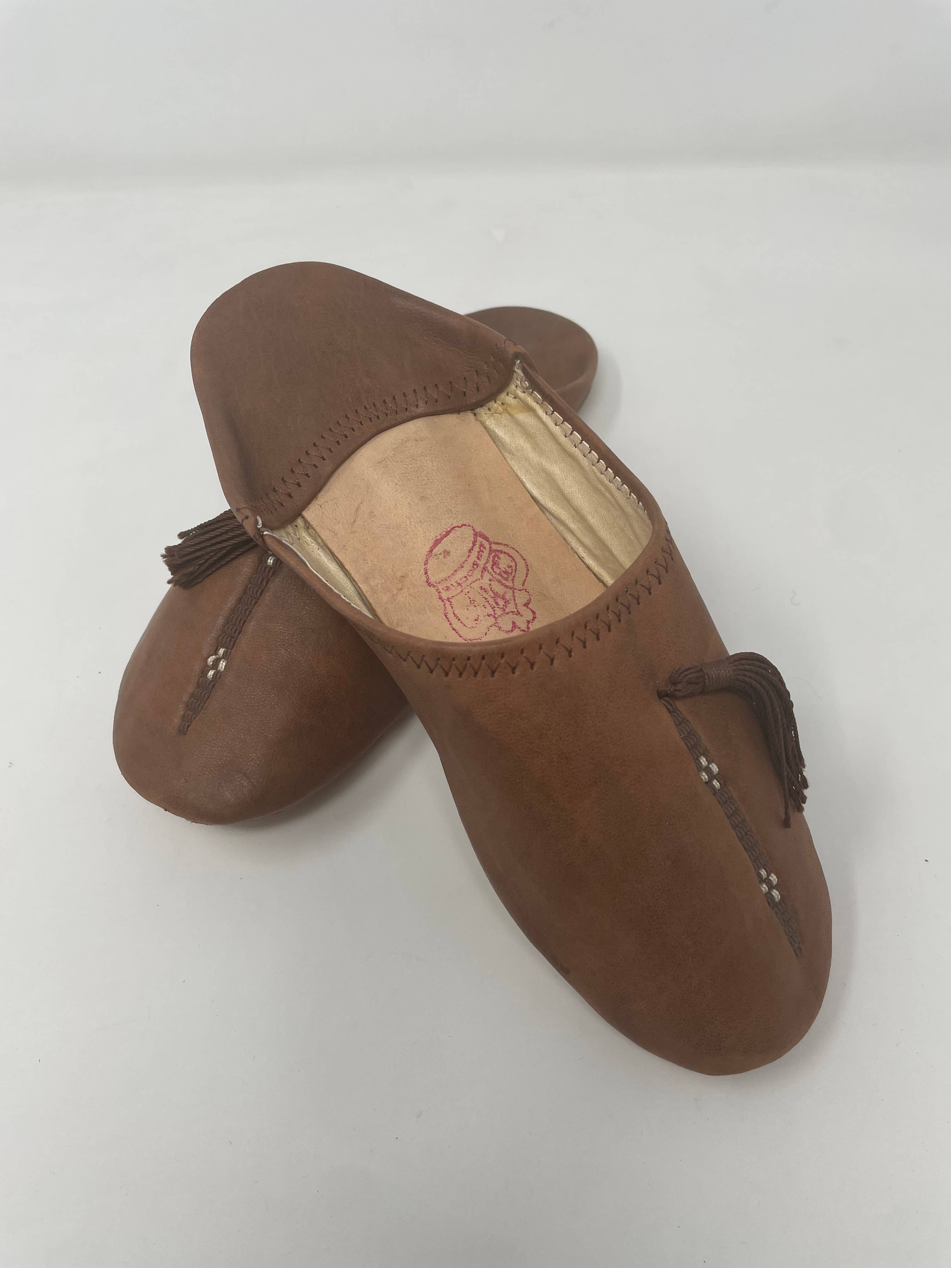 Nai Gifts - Wholesale Slippers - Women's - Genuine Tassel Leather Babouche Slipper 7