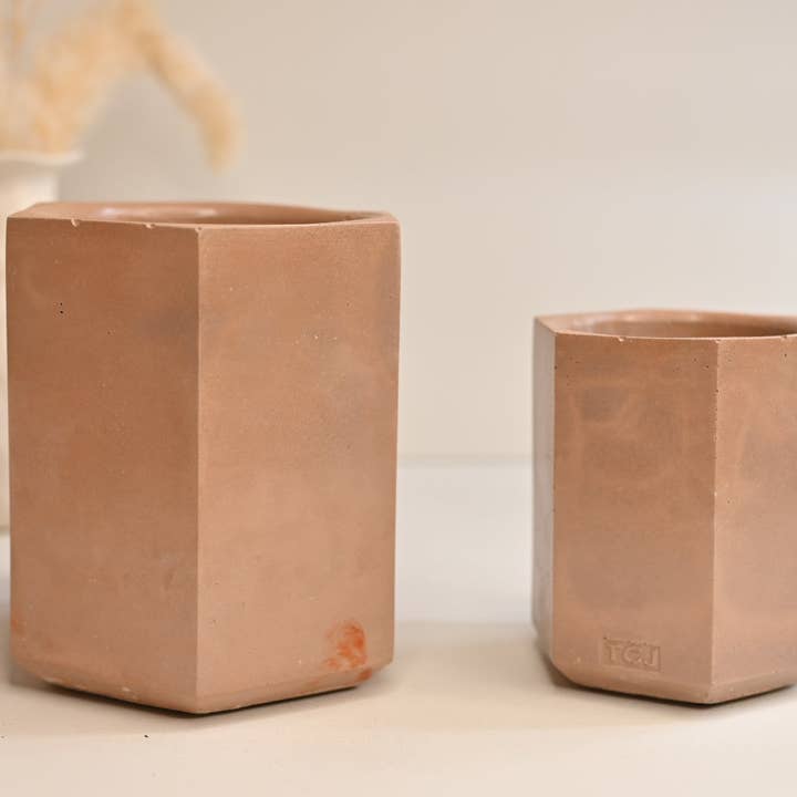 The Curated Jungle - Wholesale Plant Pot - Hexagon Pot