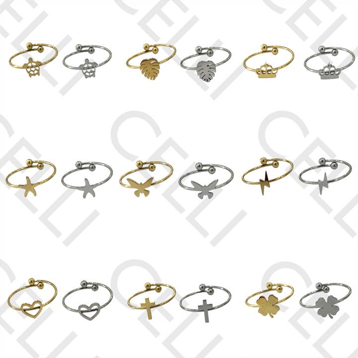 Stålring - miniatyrmedalj för wholesale av Celli Biju