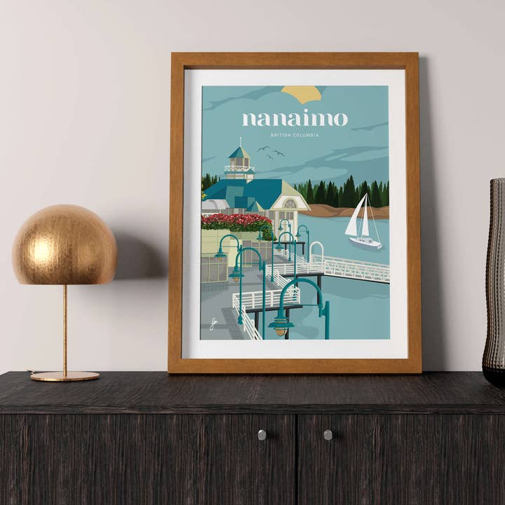 la designs - Wholesale Art Print - Nanaimo Harbour Art Print — Vancouver Island Waterfront2
