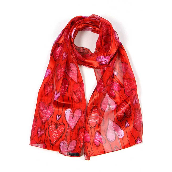 SERENITA - Wholesale Scarf - Women's - Valentine Scarf for Women Holiday Gift - Long Lightweight