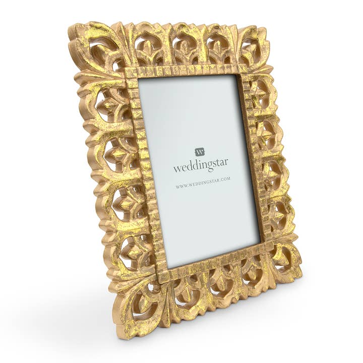 Weddingstar Inc. – wholesale Picture frame – Set of 2 Gold Ornate Wood Decorative Picture Frames -2 Sizes