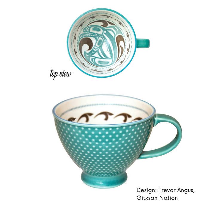 Made By Humans Designs - Wholesale Coffee Mug - Art Cups with Contemporary Indigenous Design