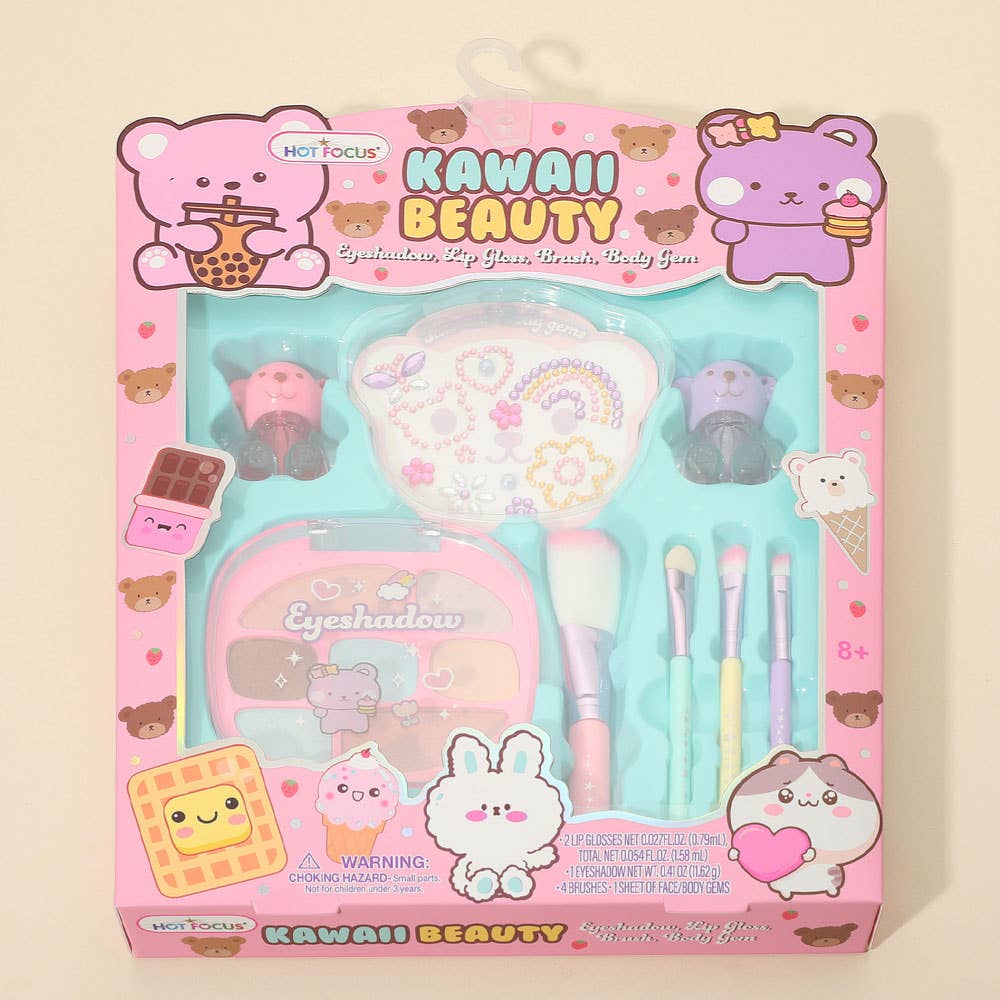 Sensibling Corp. – wholesale Kids make-up – Kids – 8PCS - HOT FOCUS Kids Kawaii Beauty Set0