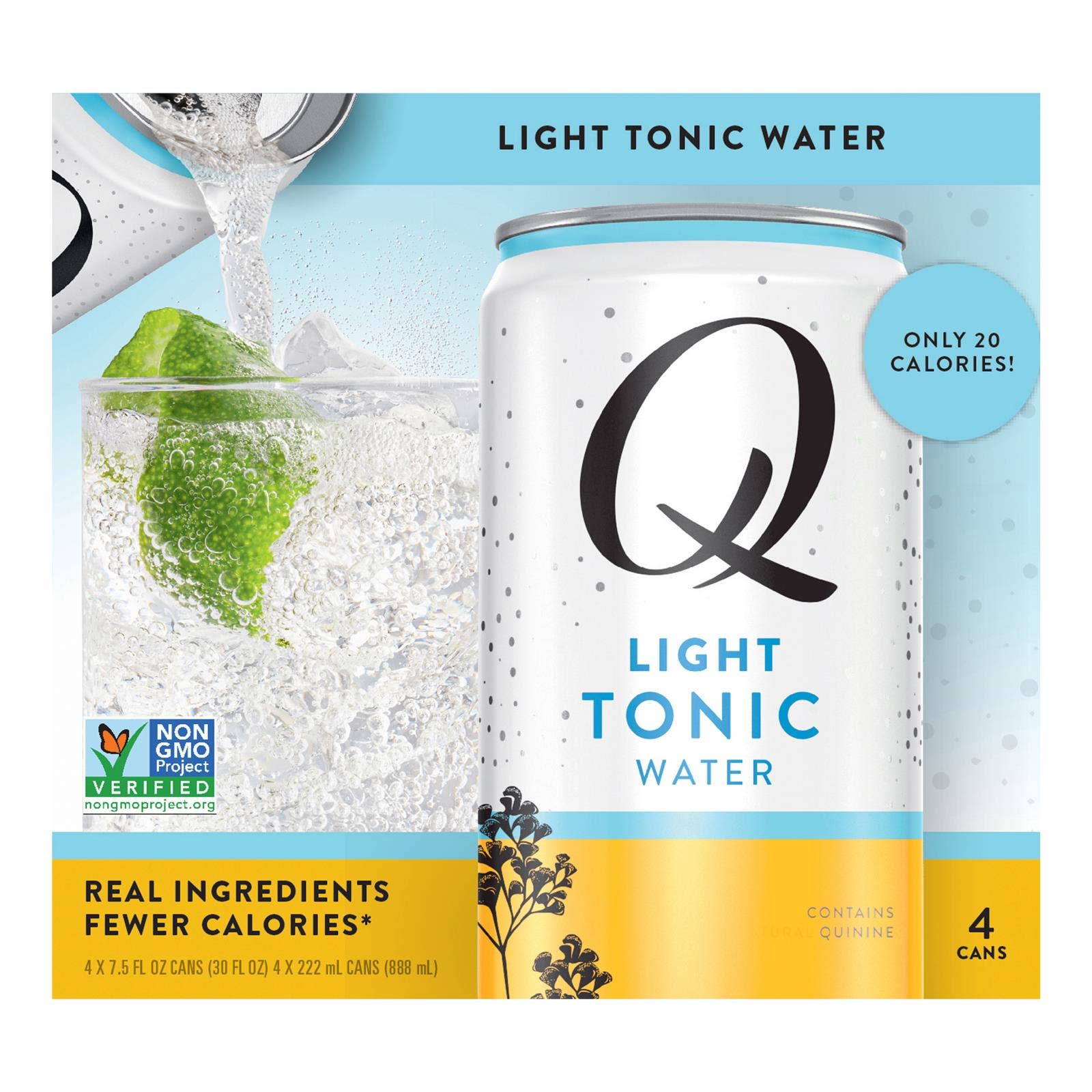 Ware Spark - Wholesale Tonic - Q Drinks - Tonic Water Light - Case Of 6 - 4/7.5 Fz0