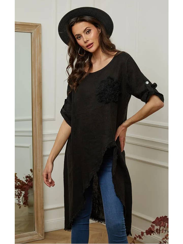 LÉA & LUC – Engroshandel Kjole - Dame – 100% hør kjole REF. 72483