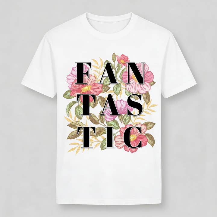Dam-T-shirt med fantastisk tryck för wholesale av Vinto Exclusive