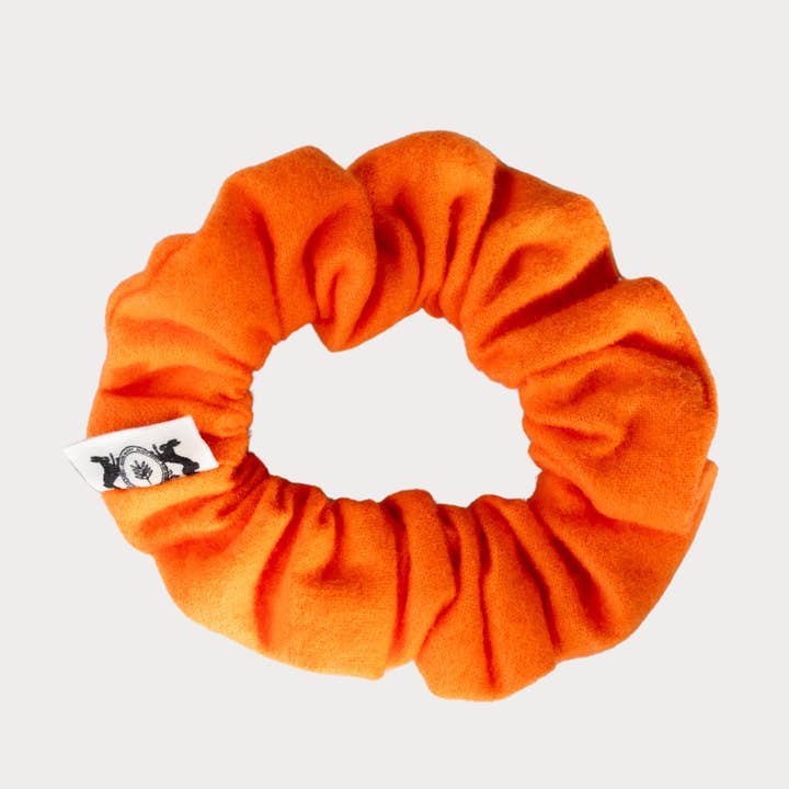 Regular Orange Scrunchie for wholesale by Black Bunny skincare