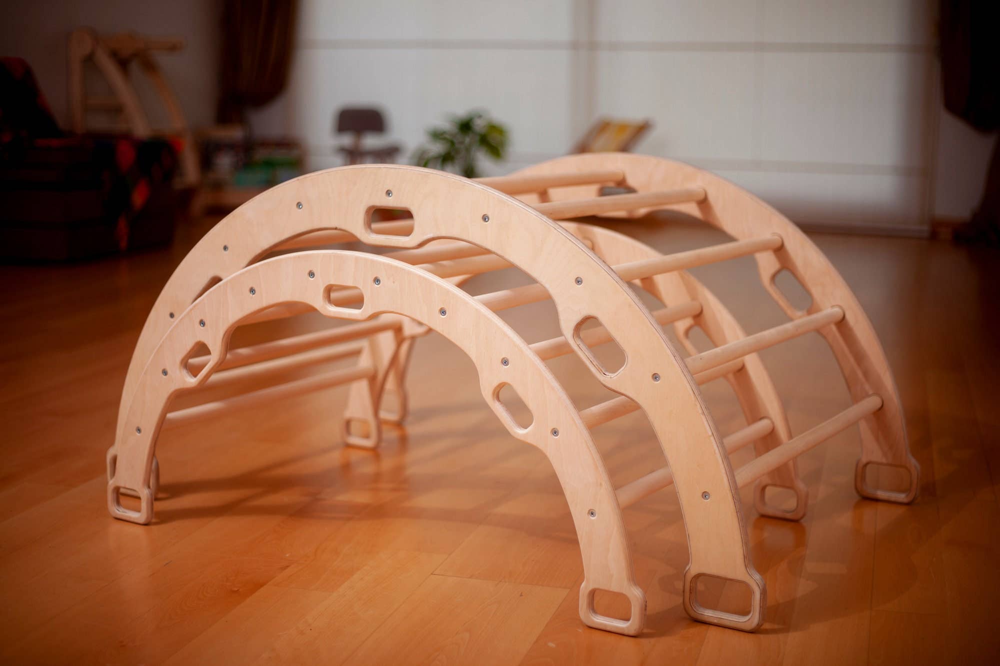 kidodido - Wholesale Wood Toy - Kids - 2 Size Montessori Baby Play Climber Set For Toddler13