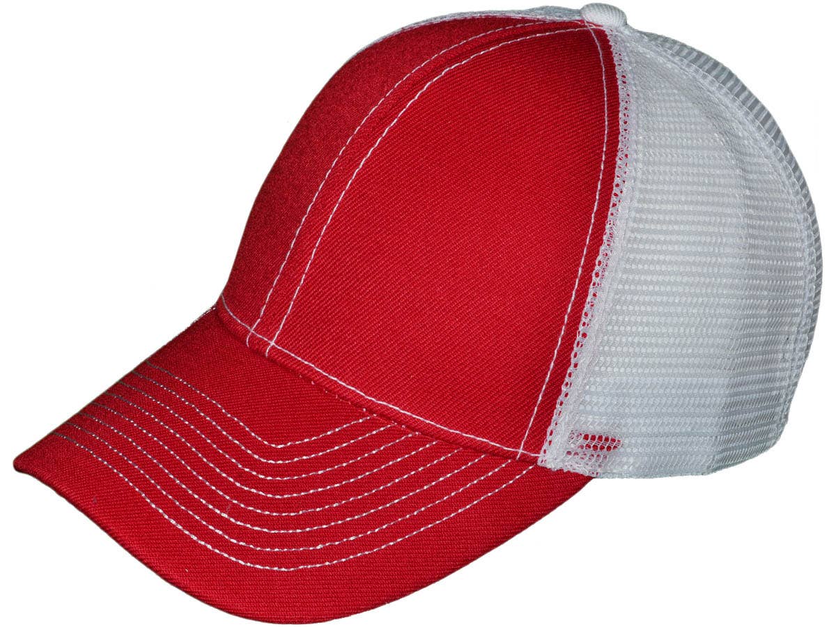 Buck Wholesale – Engroshandel Trucker hat - Unisex – Kontrastsyning Trucker Hatte - BK Caps Structured 6 Panel3