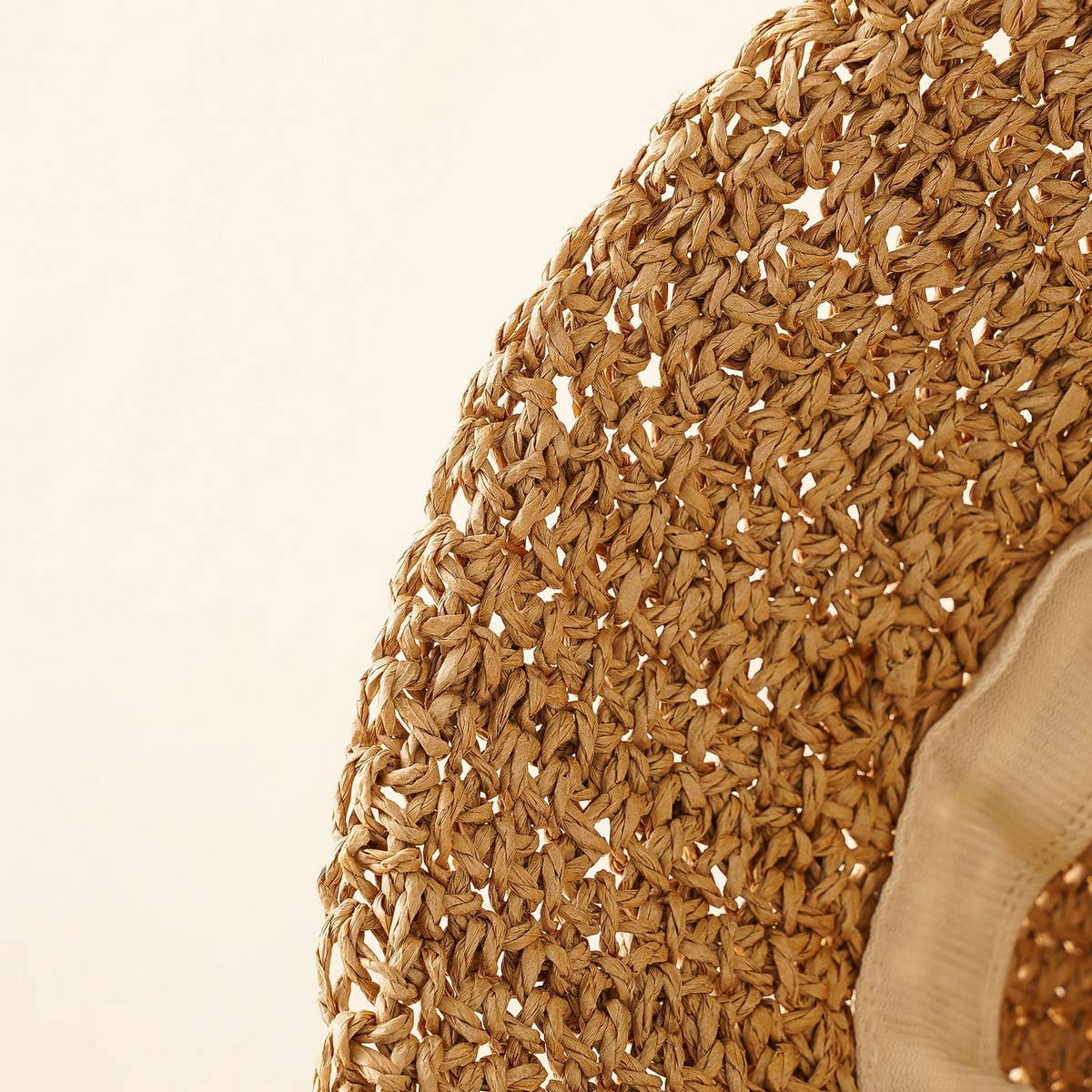 ACCITY - Wholesale Bucket Hat - Women's - PASTORAL STYLE BEACH STRAW BUCKET HAT_CWAH14162