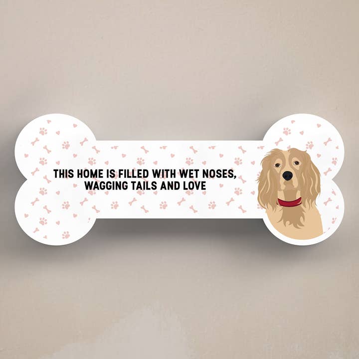 P5480 - Spaniel Dog, Grund zum Lächeln, Katie Pearson Artwork St. für den Großhandel von Vivid Squid Wholesale