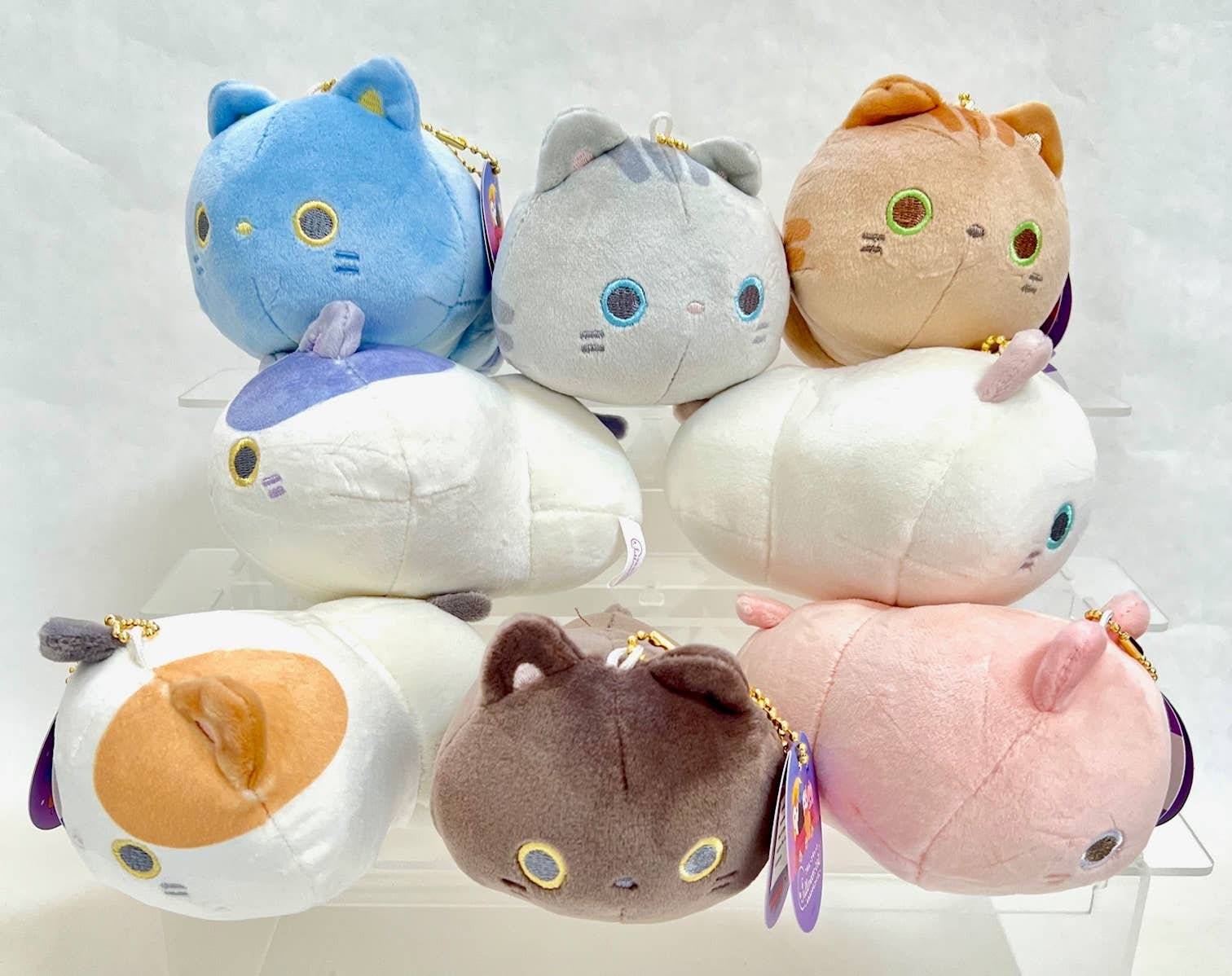 BCmini - Wholesale Stuffed/Plush Toy - Kids & Baby - 63447 FULLMOON CATS PLUSH MASCOT - 81