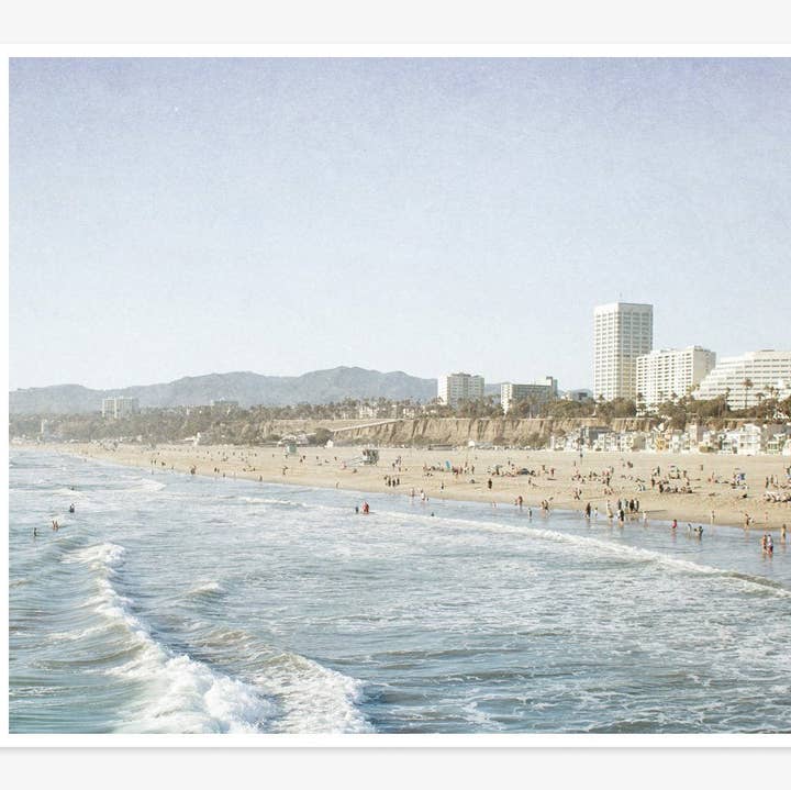 Offley Green - Wholesale Photograph - Santa Monica Print, 'Santa Monica Seaside'0