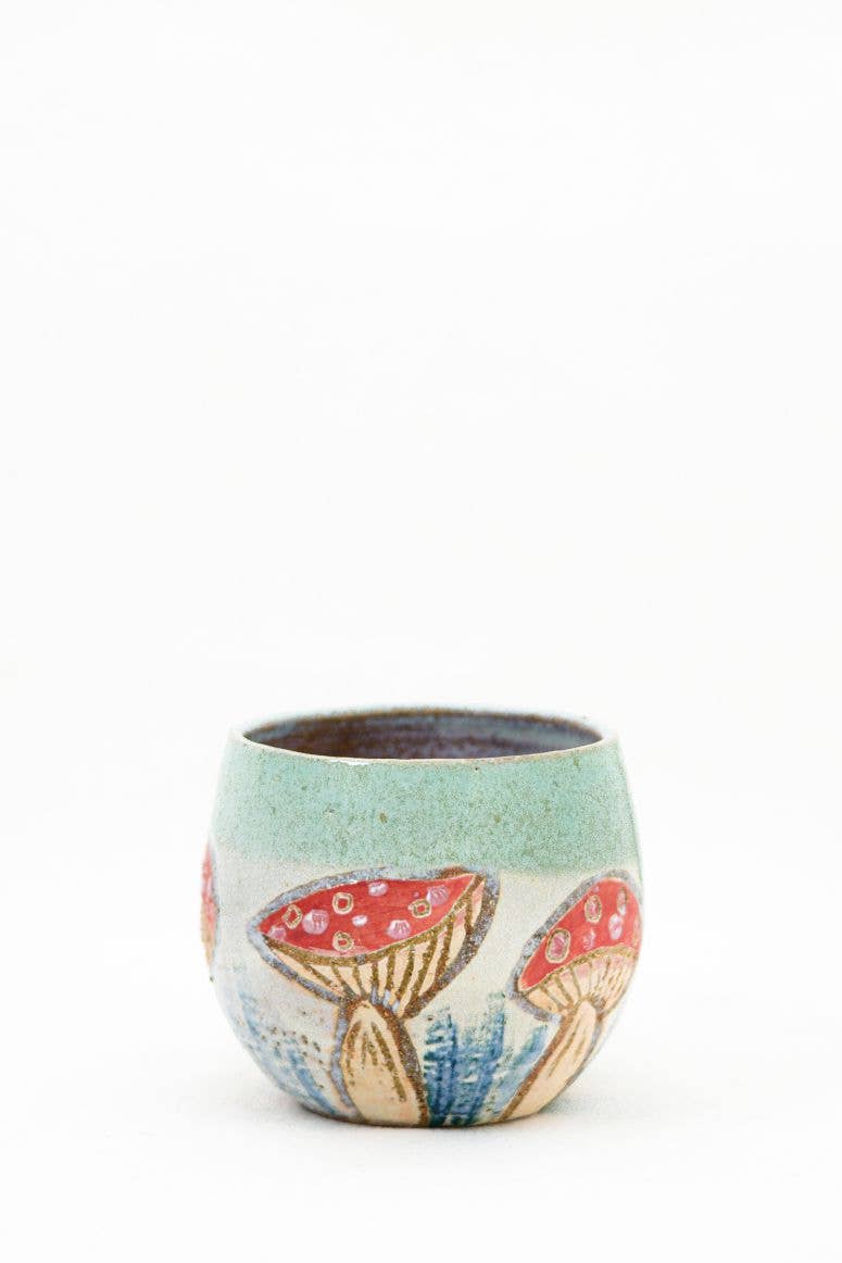 Carys Martin Ceramics - Wholesale Coffee Mug - Fairy Ring Mushie Cup2