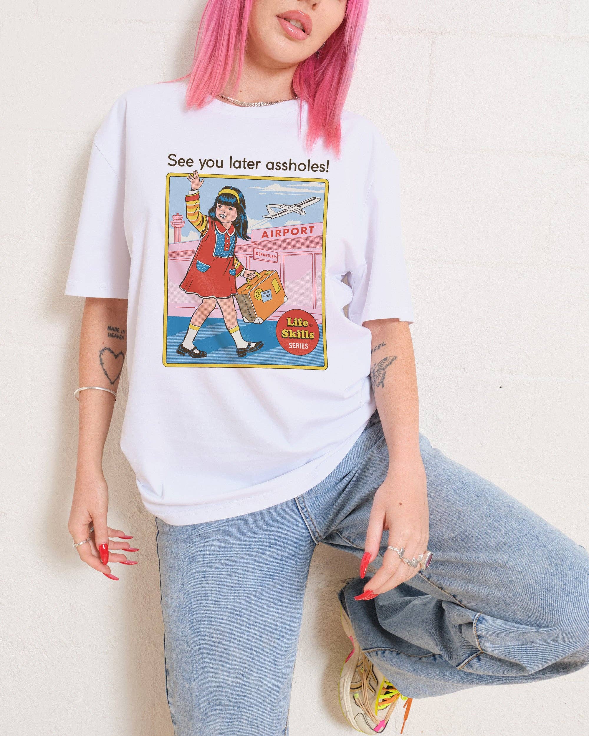 Threadheads - Vendita all'ingrosso Maglietta serigrafata - Donna - Maglietta See You Later Assholes