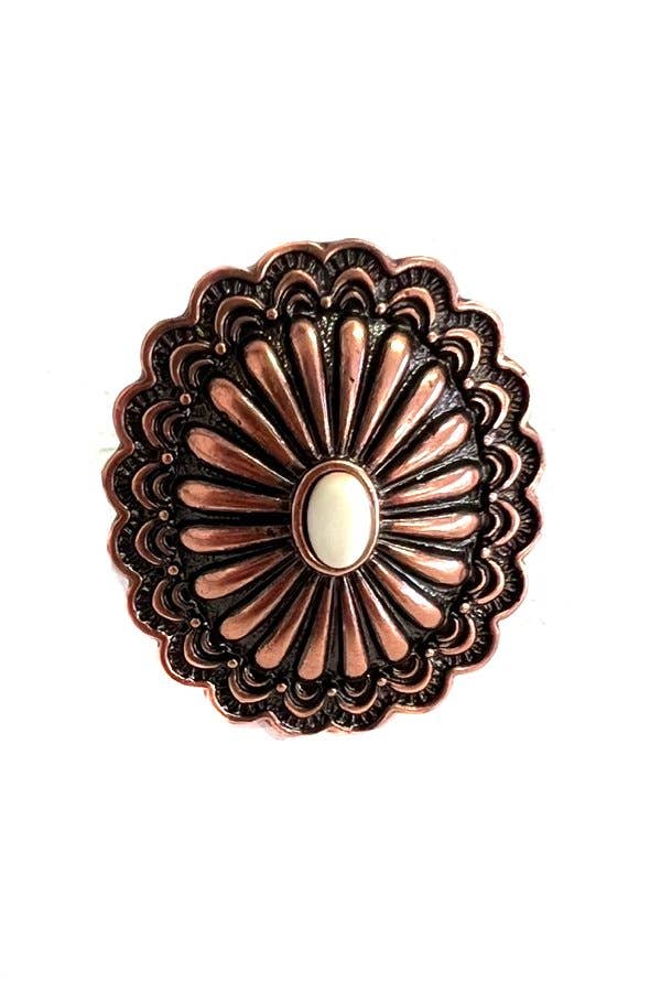 Snowing West - Wholesale Cocktail/Statement Ring - WESTERN CUFF RING1