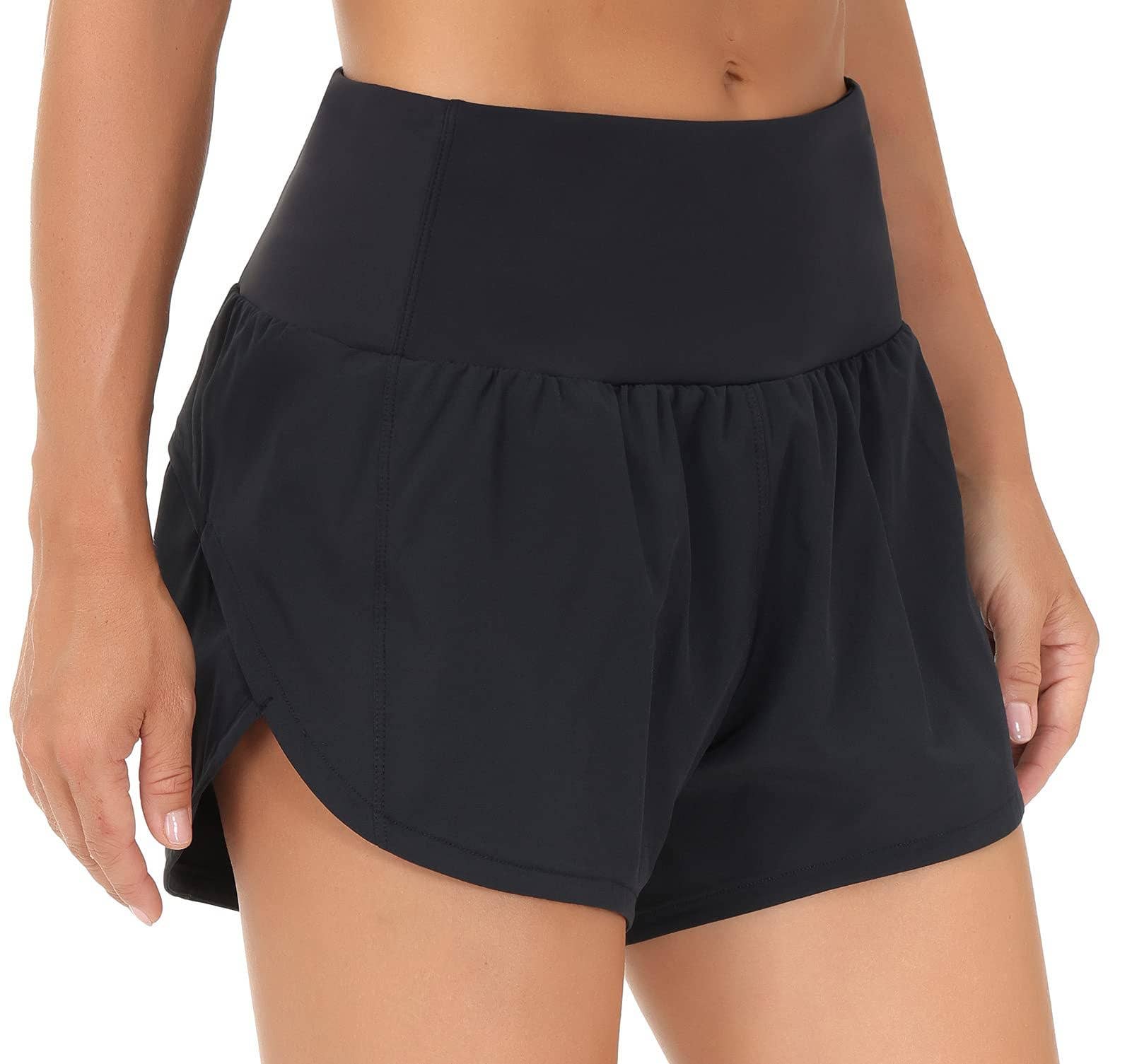 Rosa Clothing - Wholesale Shorts - Women's - athletic workout high-rise short w back pocket - 29 colors8