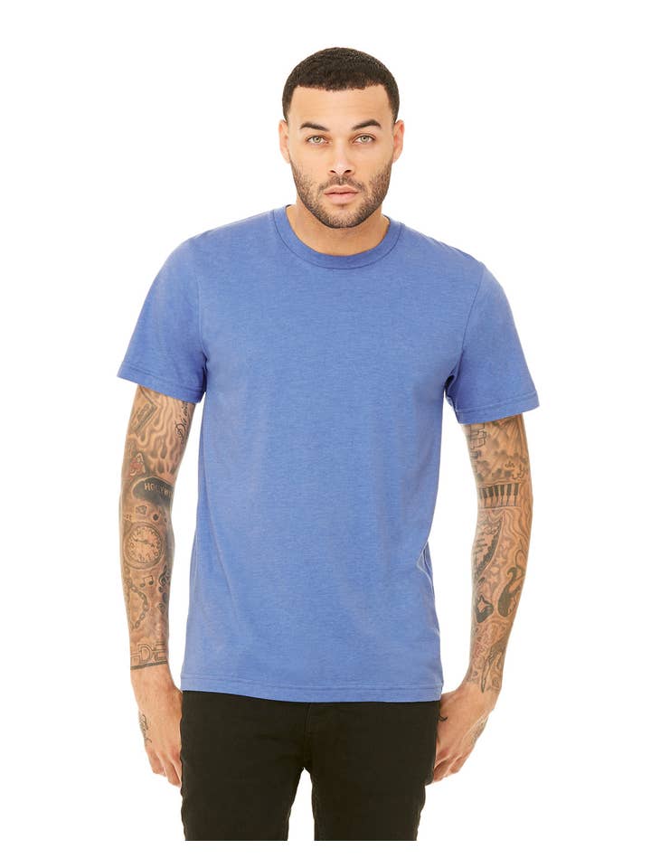 Total Apparel - Wholesale T-Shirt - Men's - Bella + Canvas Unisex Heather Blank CVC T-Shirt | 3001CVC22