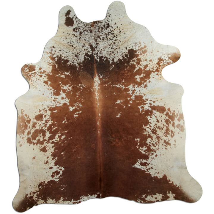 Tappeto in pelle di mucca - L240 x P210 cm - bianco marrone per la vendita all'ingrosso da parte di Livarto UG (haftungsbeschränkt)