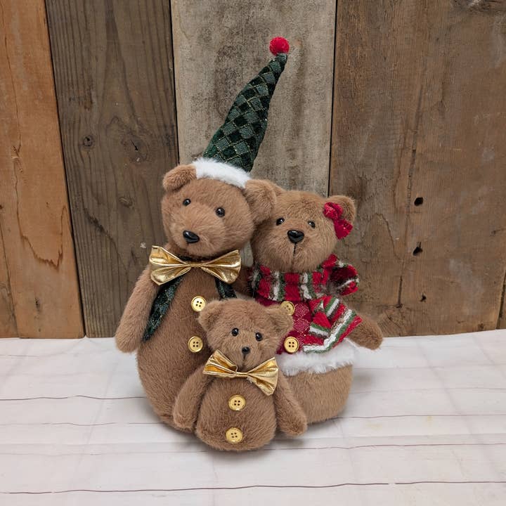 Christmas Bear Family for wholesale by A.T. Imports