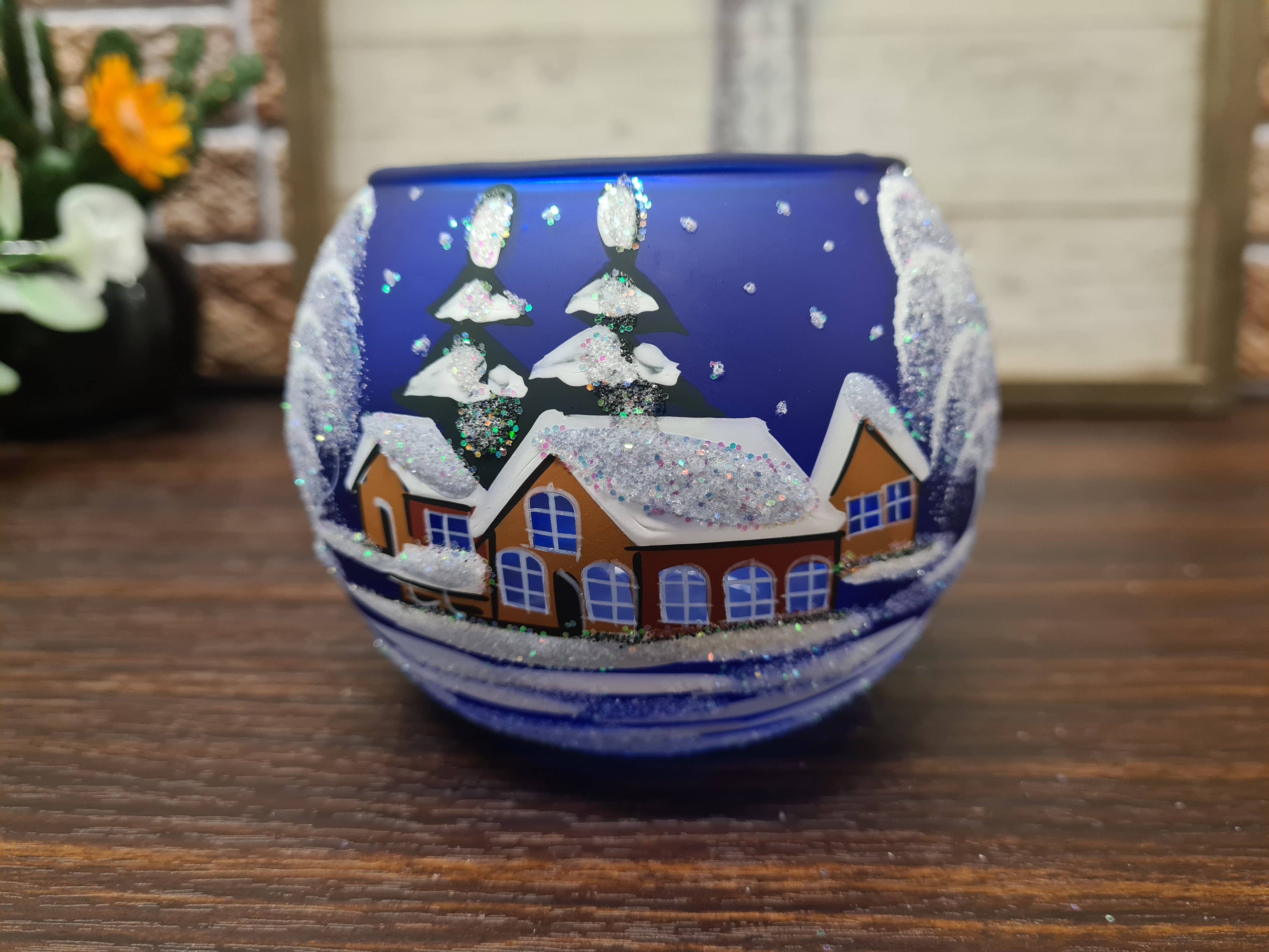 Glass by Iness - Wholesale Candle Holder - Dual Candle Holder - Centerpiece Style7