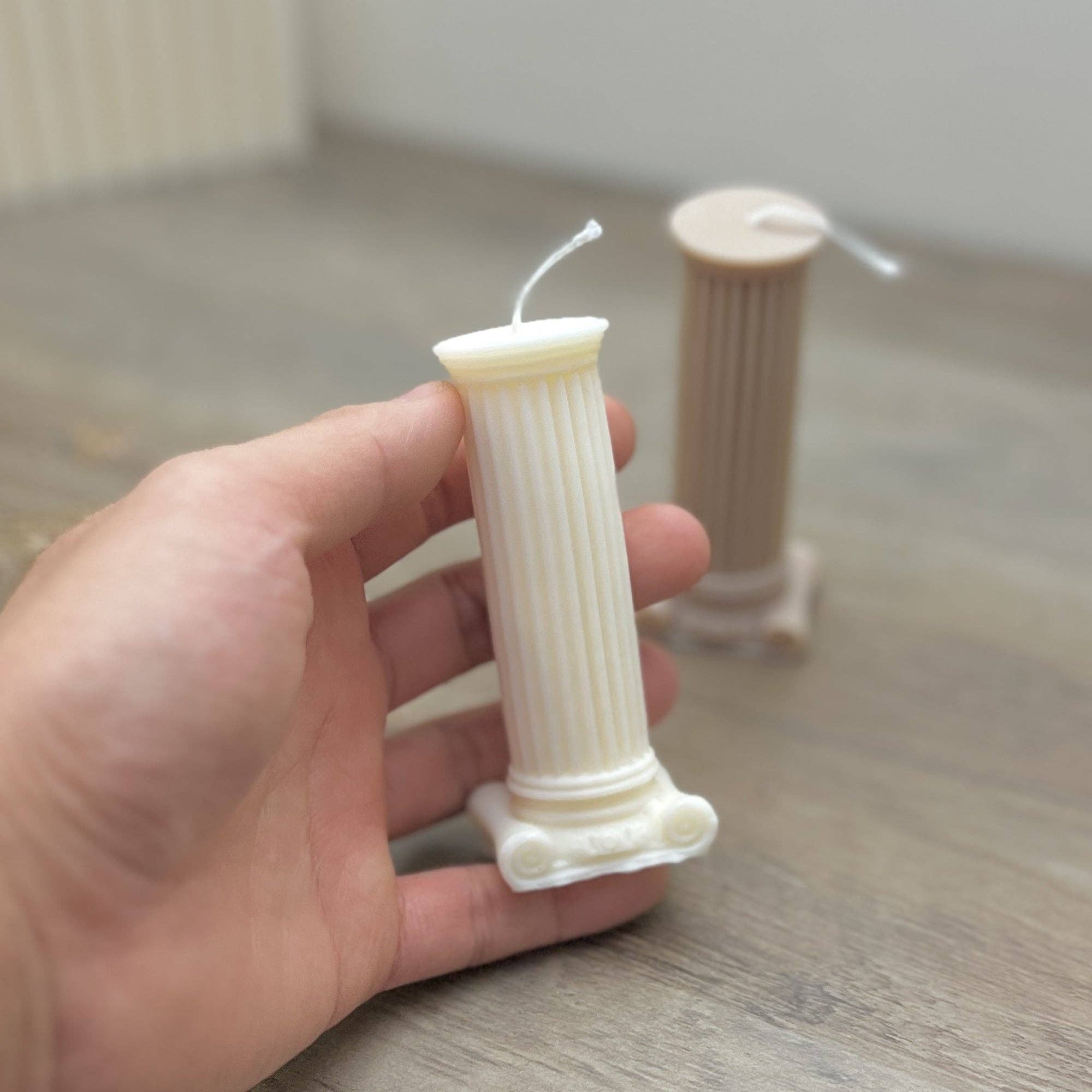 Eli and Things - Wholesale Novelty Candle - Roman Column Candle - Rome Architectural Taper Candles0
