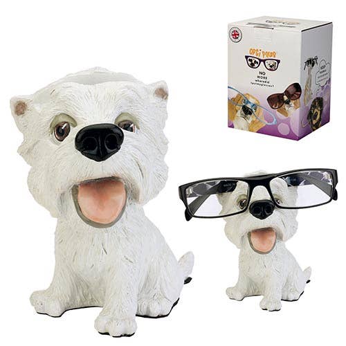 Estatueta Porta-Vidros Decorativos Decorativos Westie por atacado de Opti Paws