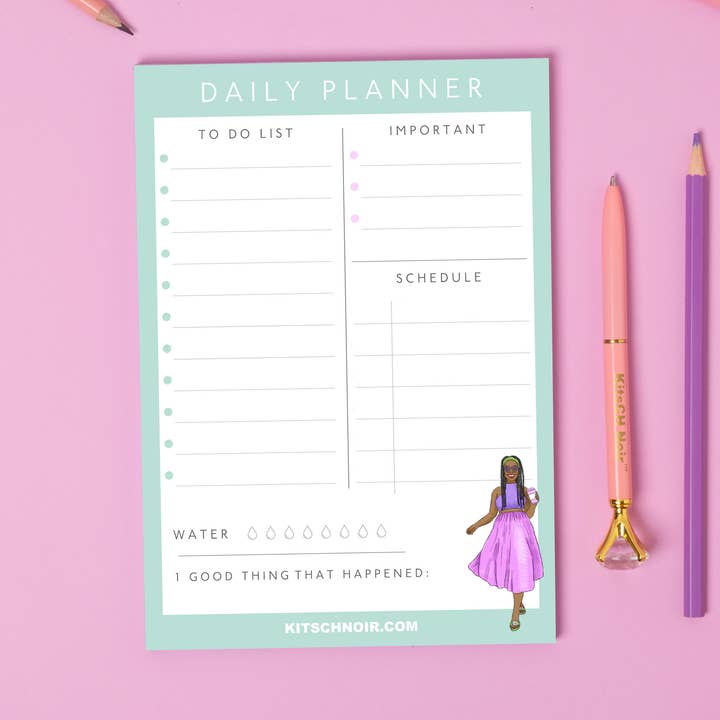 Hannah Tagesplaner für den Großhandel von KitsCH Noir