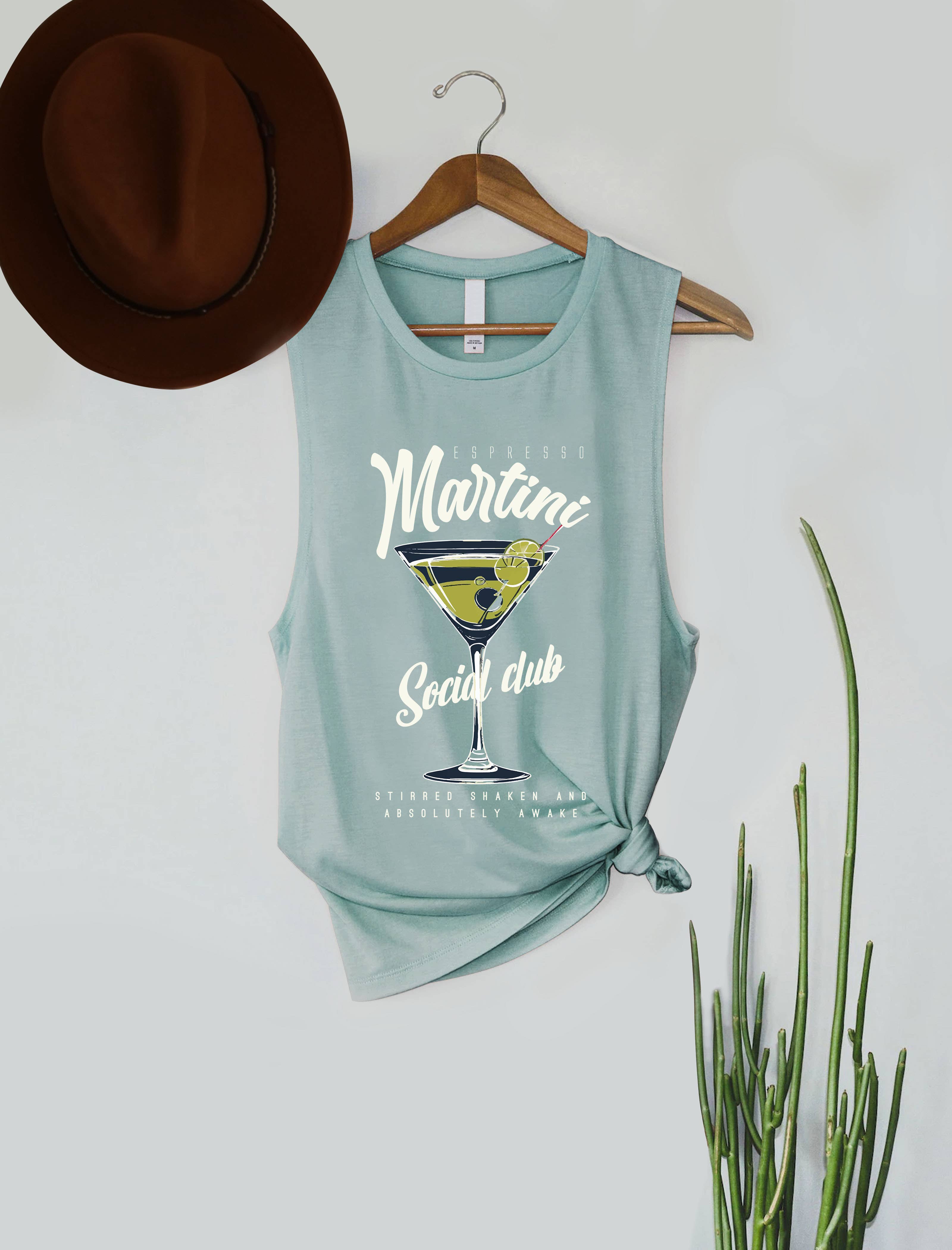 PINK NABI - Vendita all'ingrosso Canotta - Donna - Canotta con grafica - Espresso Martini social club1