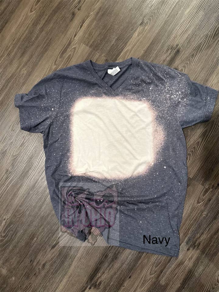 Roots.In.Ohio - Venta al por mayor Camiseta - Mujer - Camisa con cuello en V blanqueado en blanco6