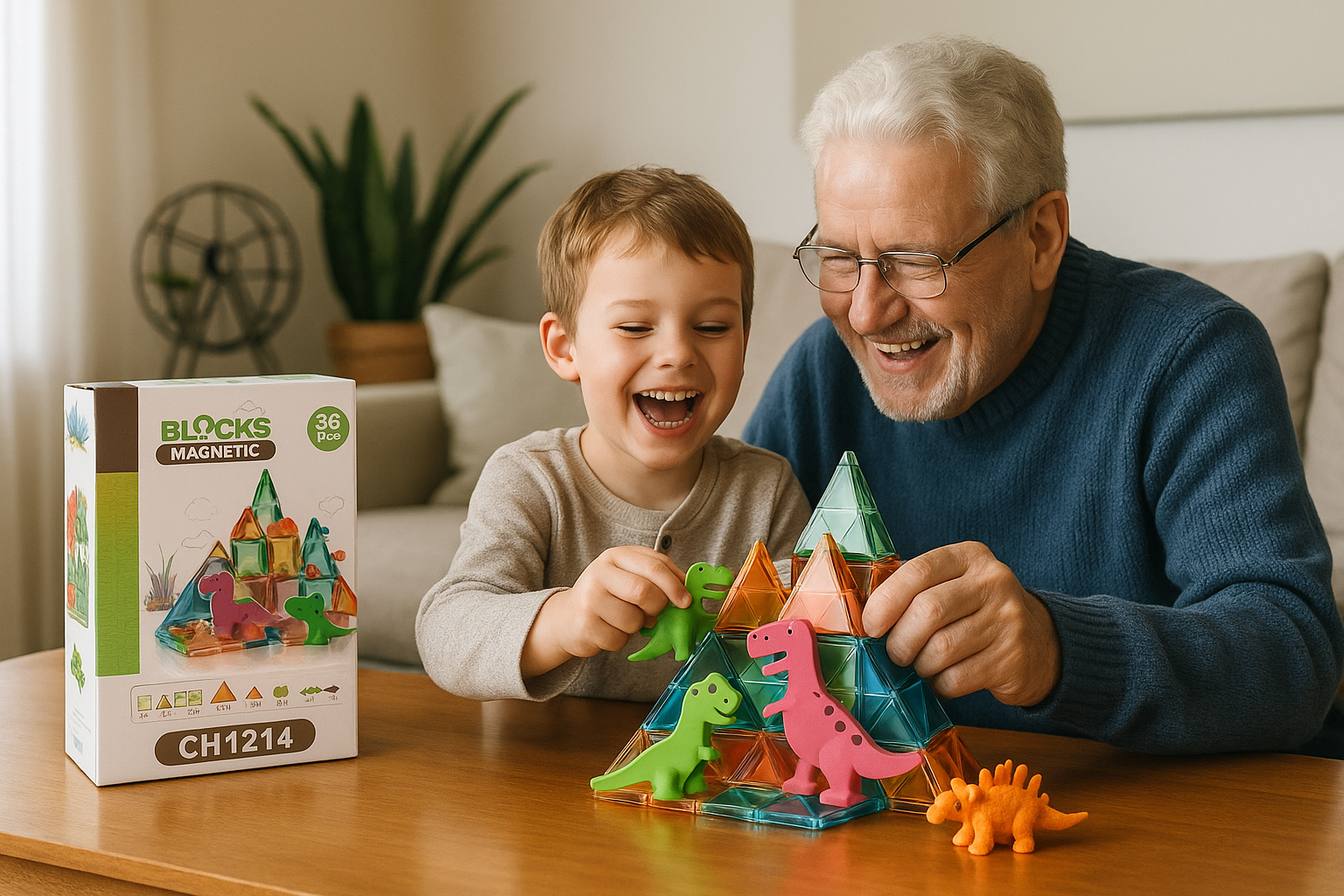 Marissa's Gifts - Wholesale Building Set - Kids - 36-Piece Magnetic Blocks– Educational STEM Building Toy Set5