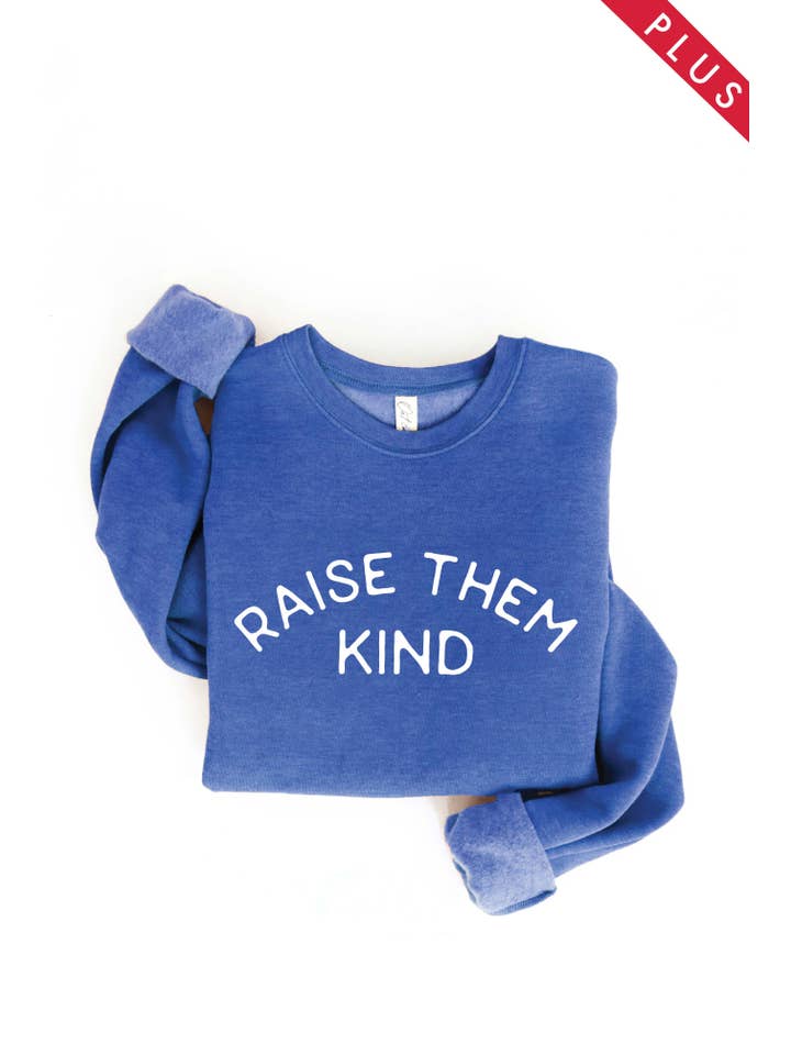 OAT COLLECTIVE - Wholesale Graphic Sweatshirt - Women's - RAISE THEM KIND Plus Graphic Sweatshirt15