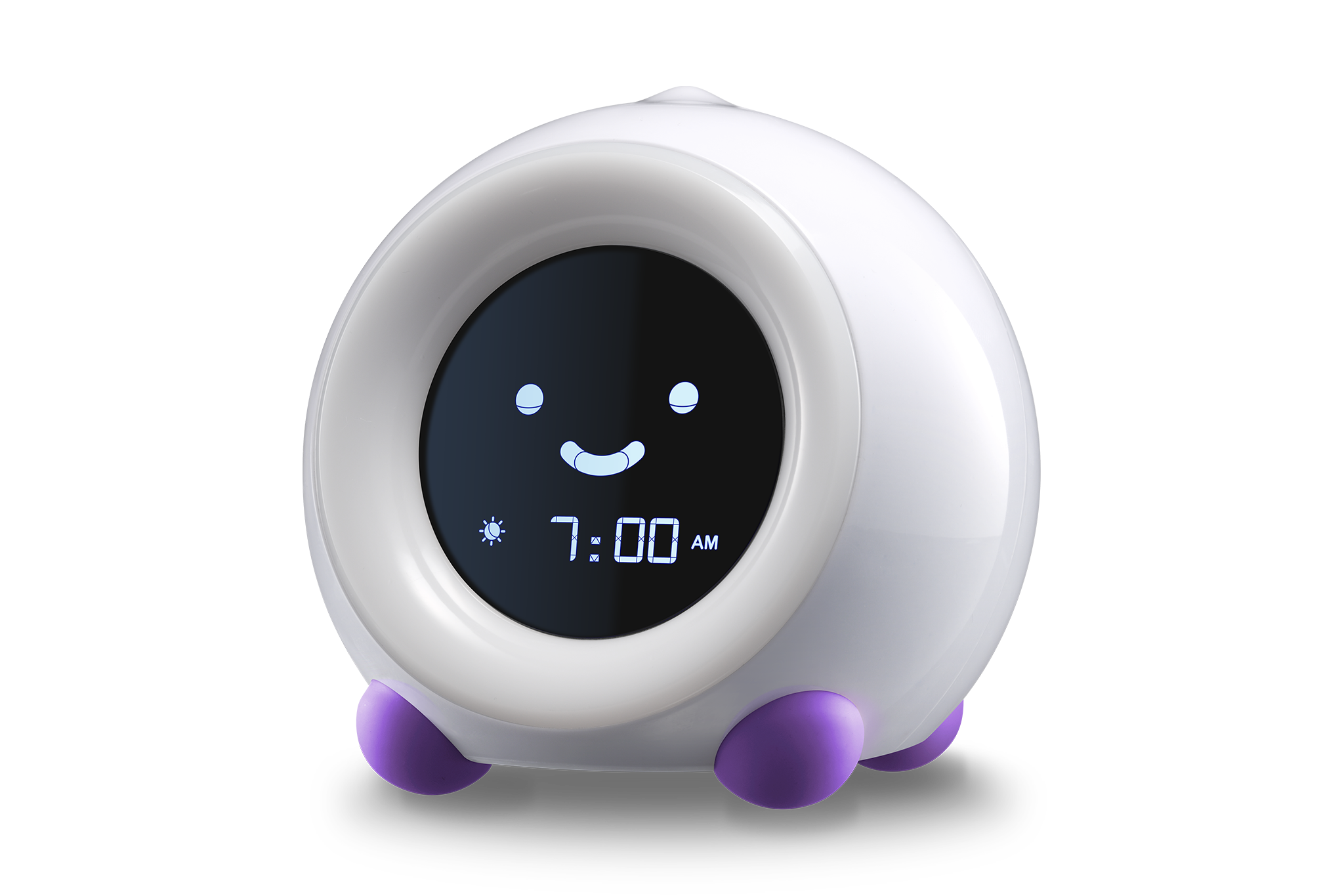 LittleHippo - Venta al por mayor Despertador - MELLA Ready to Rise™ reloj con entrenador de sueño para niños - púrpura brillante1