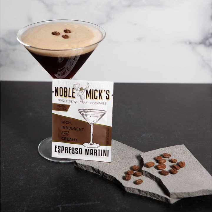 Noble Mick's - Craft Beverage Company - Wholesale Cocktail Mix/Syrup - Espresso Martini Single Serve Craft Cocktail2
