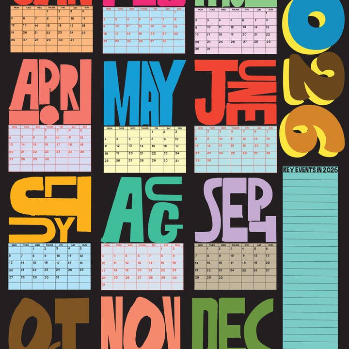 2026 Year Planner for wholesale by RUDE