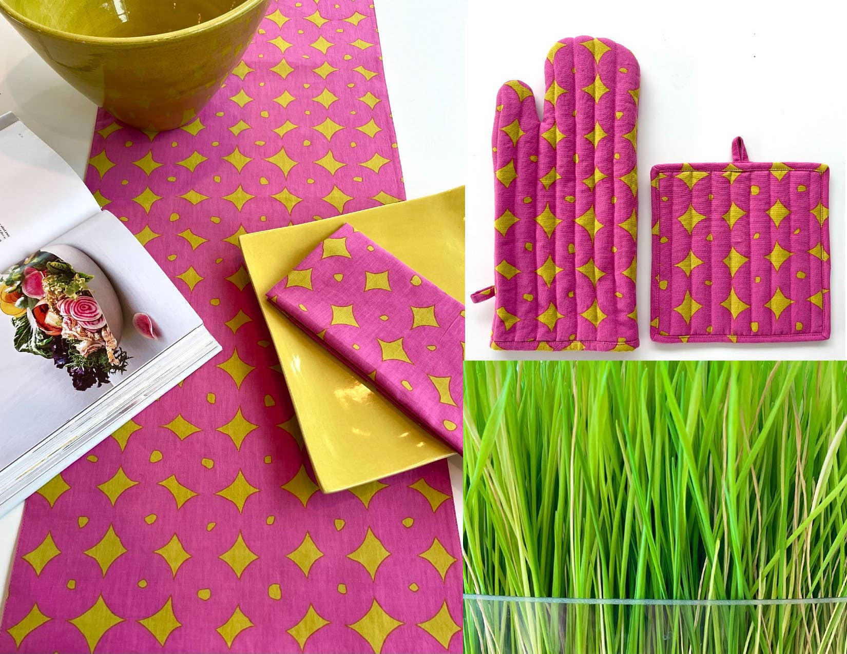 See Design - Wholesale Oven Mitt/Pot Holder - Oven Mitt & Potholder Set6