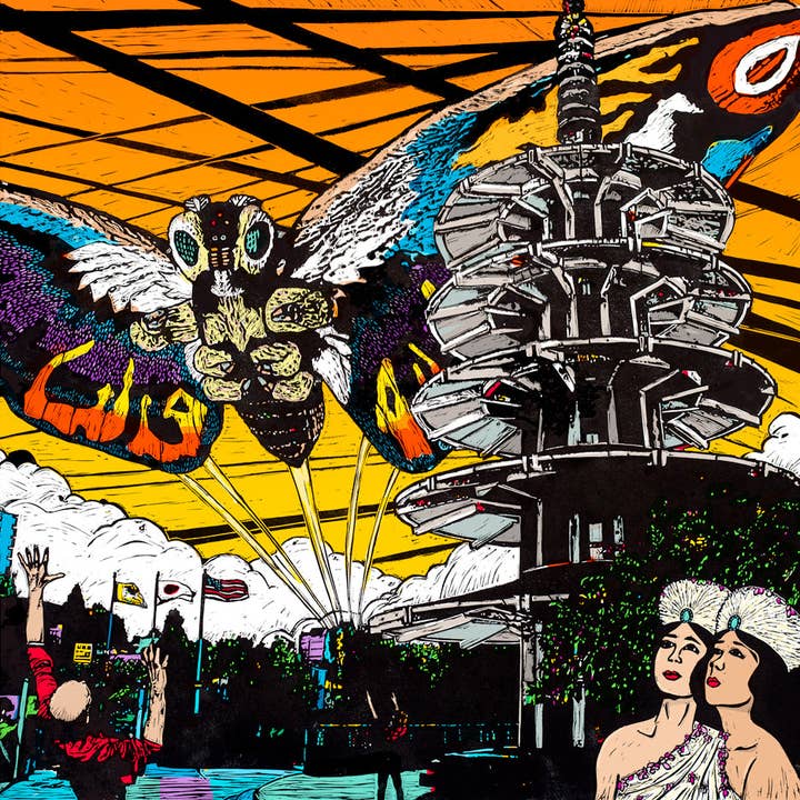 3 Fish Studios - Wholesale Art print - Mothra Digital Print1