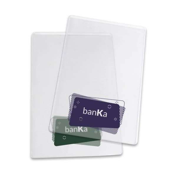 Transparent Savings Book Cover for wholesale by PLASTÍNEZ GROUP