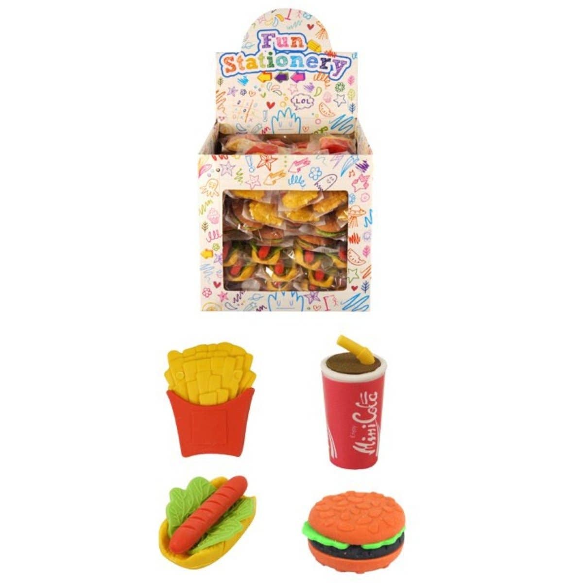 Kids Party Craft – wholesale Eraser – Child – Fast Food Eraser0