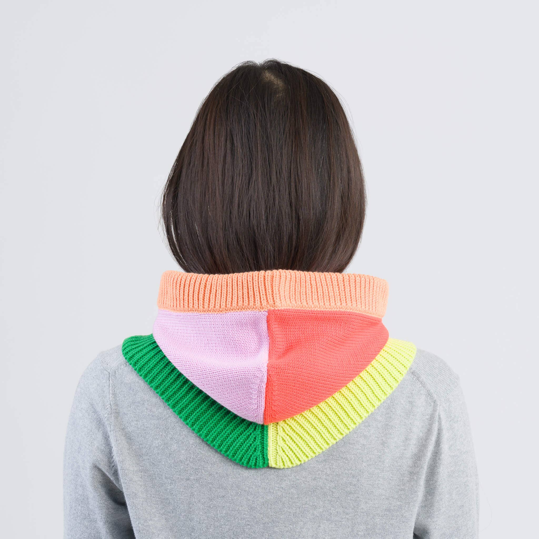 VERLOOP | knits - Wholesale Balaclava - Unisex - Mismatch Knit Hood4