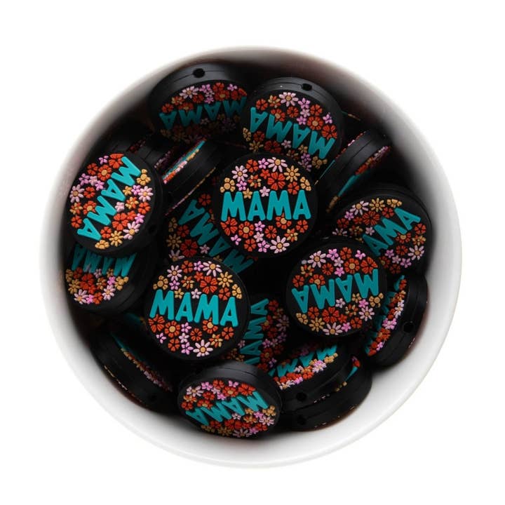 Cara & Co Silicone Craft Supply - Wholesale Craft Supplies - MAMA Silicone Focal Beads