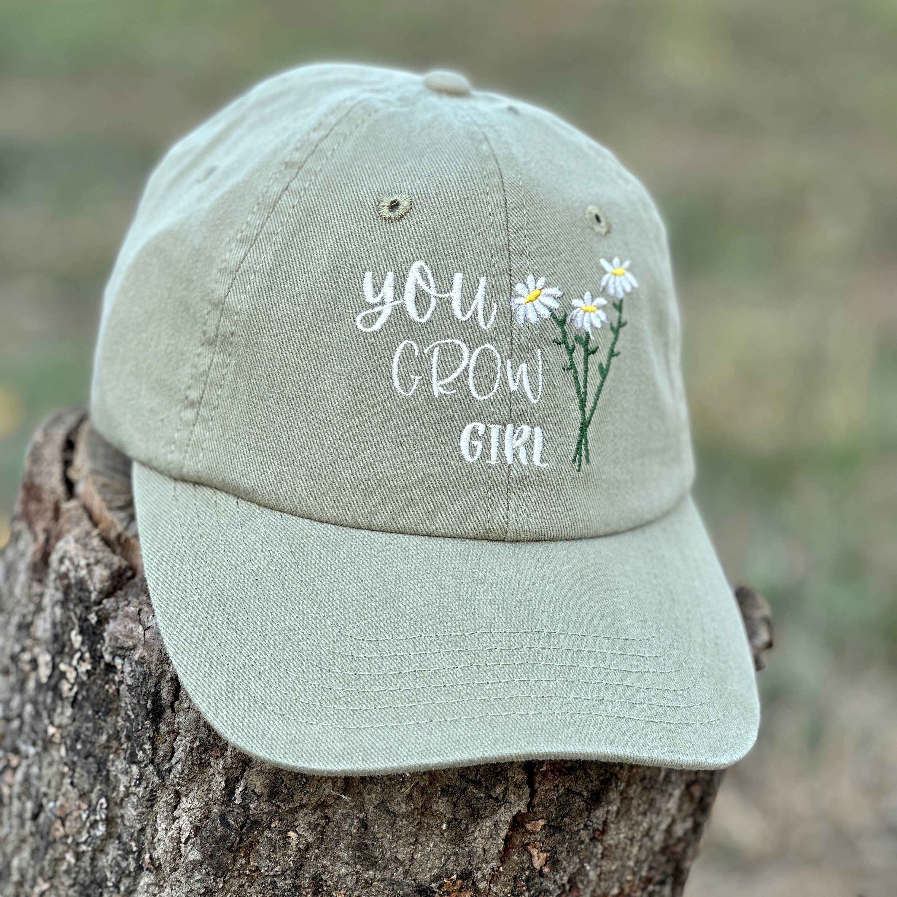 Plant Scouts – Großhandel Basecap – Damen – You Grow Girl Hut, bestickt, Vintage-Stil, für Pflanzenliebhaber3