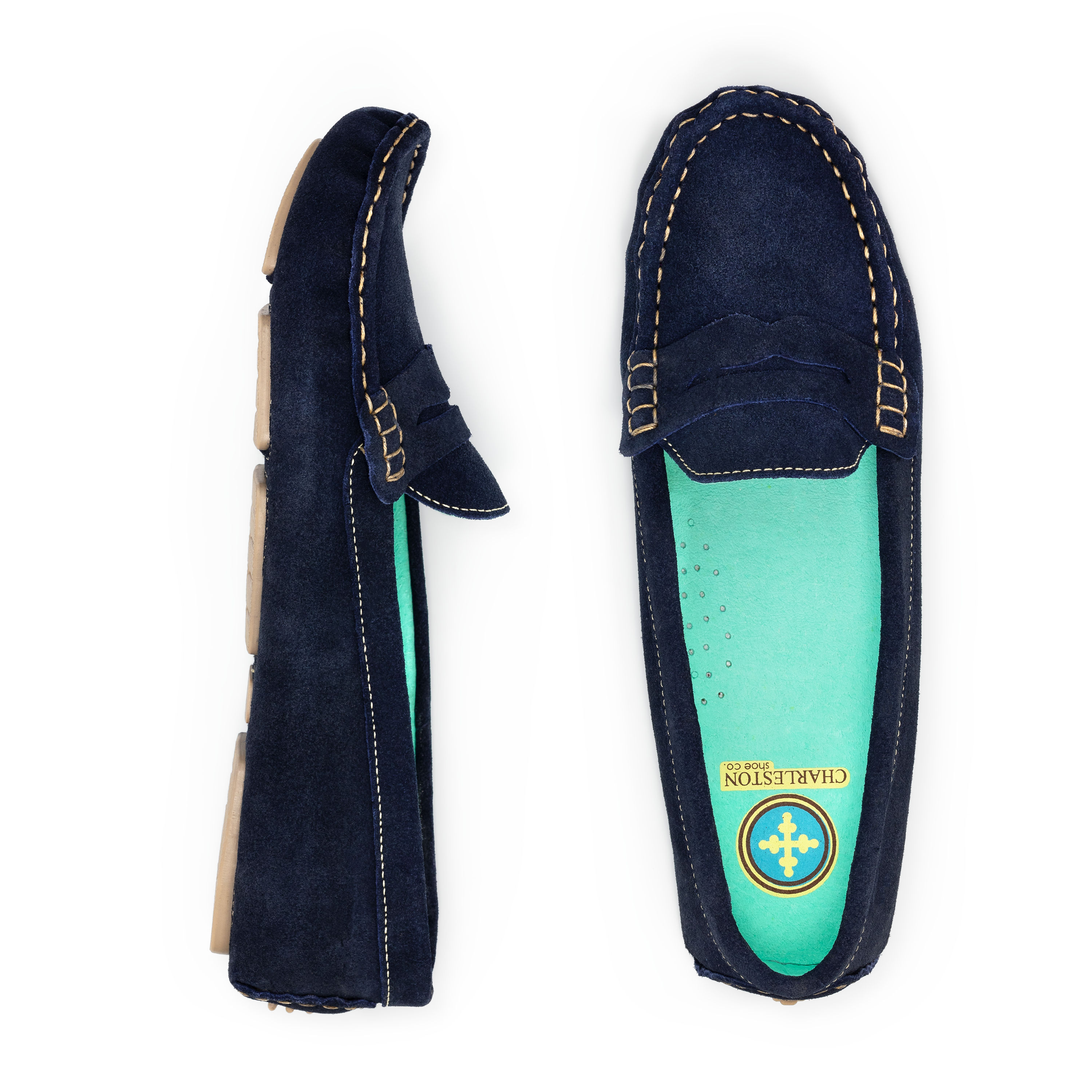 Charleston Shoe Co. - Wholesale Loafers - Women's - Daydream Core -Suede Driving Moccasin Loafer 9