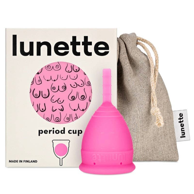 Lunette Period Cup Pink Size 1 & 2 for wholesale on Faire0