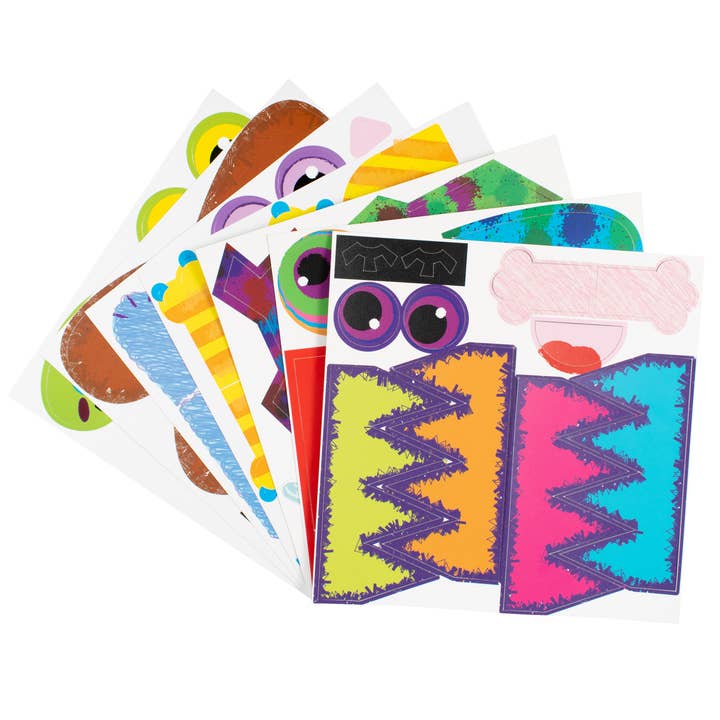 Learning Advantage - Wholesale DIY Craft Kit - Kids - Paper Bag Puppets - Pets Kit