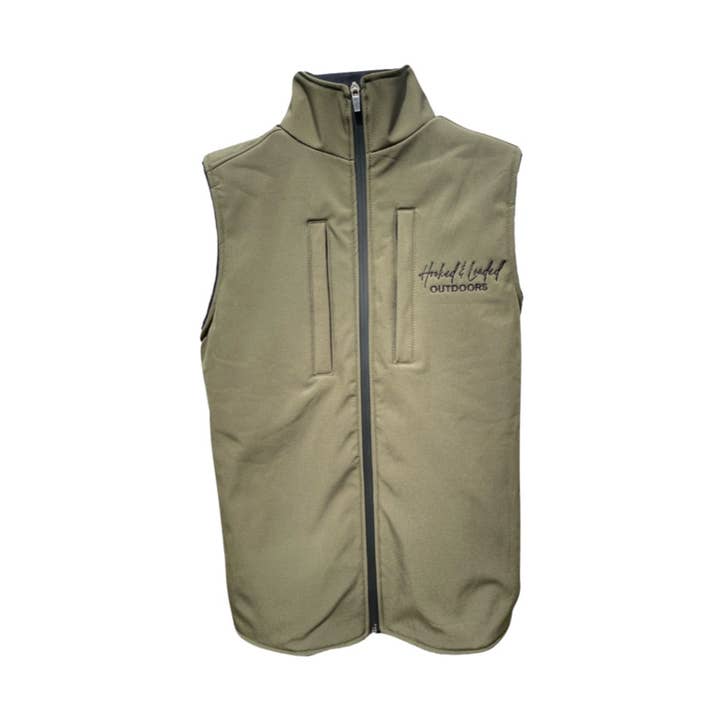 H.L.O Soft Shell Vest - Olive for wholesale by Hooked and Loaded Outdoors